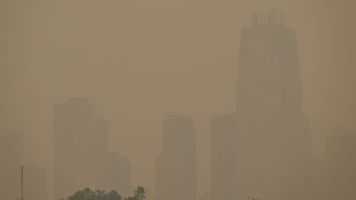 Poor Air Quality Grips The New York Metropolitan Area As The Canadian Wildfire Goes On