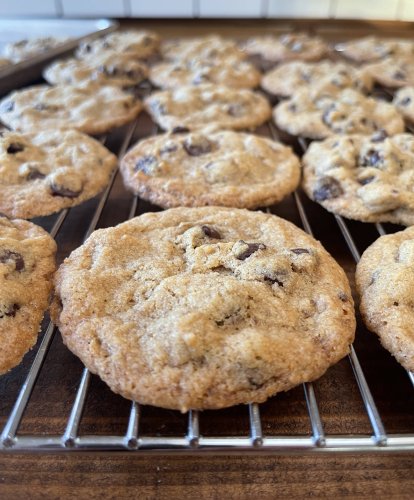 Egg Free Chocolate Chip Cookies With a Sourdough Twist - Zero-Waste Chef