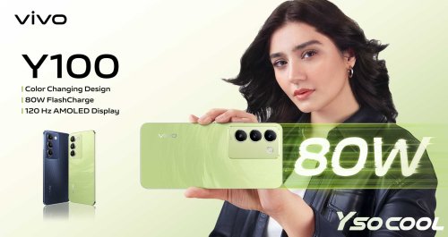 vivo Launched Y100 Smartphone in Pakistan with Unique Color Changing Design and 80W FlashCharge - Zivallo.pk