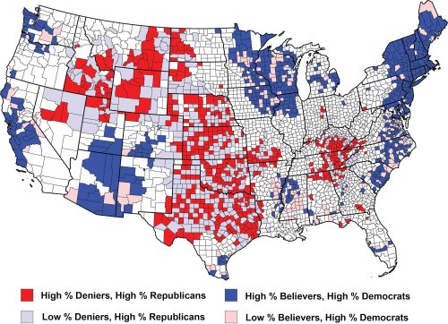 15% of Americans are in climate change denial. Are you living in a denial hotspot? Check this map